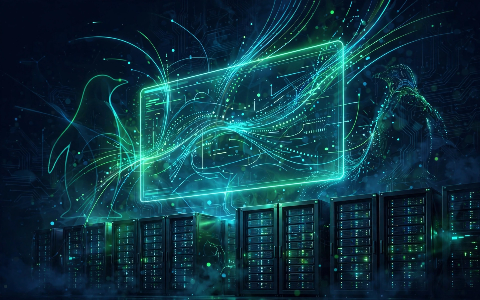 Linux server administration visualization